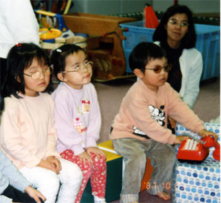 幼児指導の様子